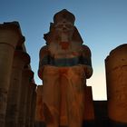 Der sitzende Ramses im Luxor-Tempel