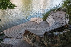 der Sitzplatz an der Spree