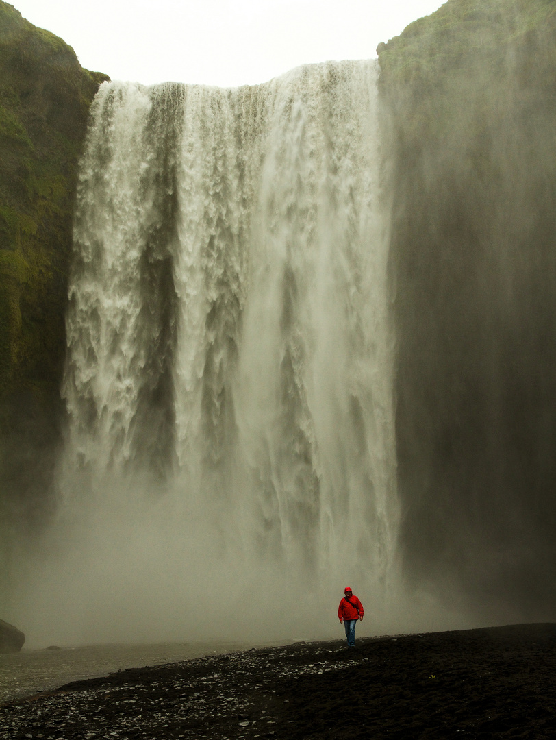 Der Skogafoss...