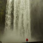 Der Skogafoss...