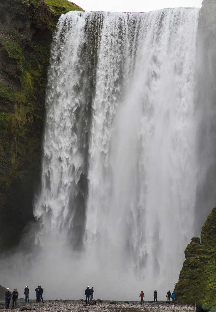 Der Skogafoss...