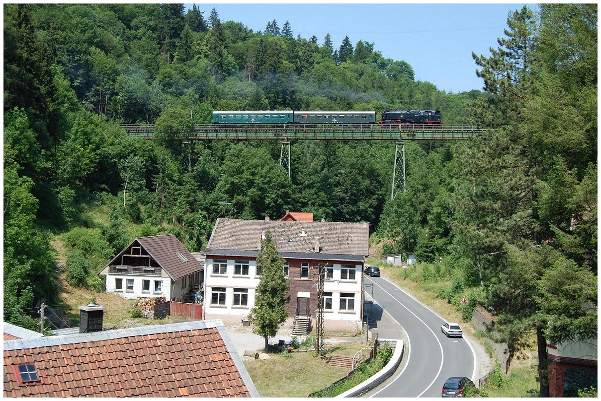 Der Slogan "Mit Dampf durch den Harz" hat eine neue Facette bekommen: Es dampft auch....