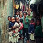 Der Slums neben Nairobi