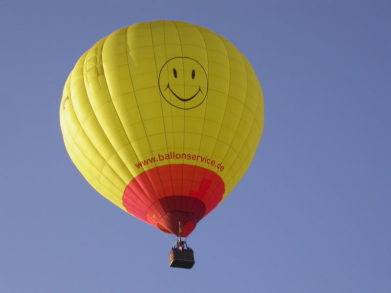 Der Smiley Ballon