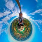 Der Sommer war (Aerial little planet)