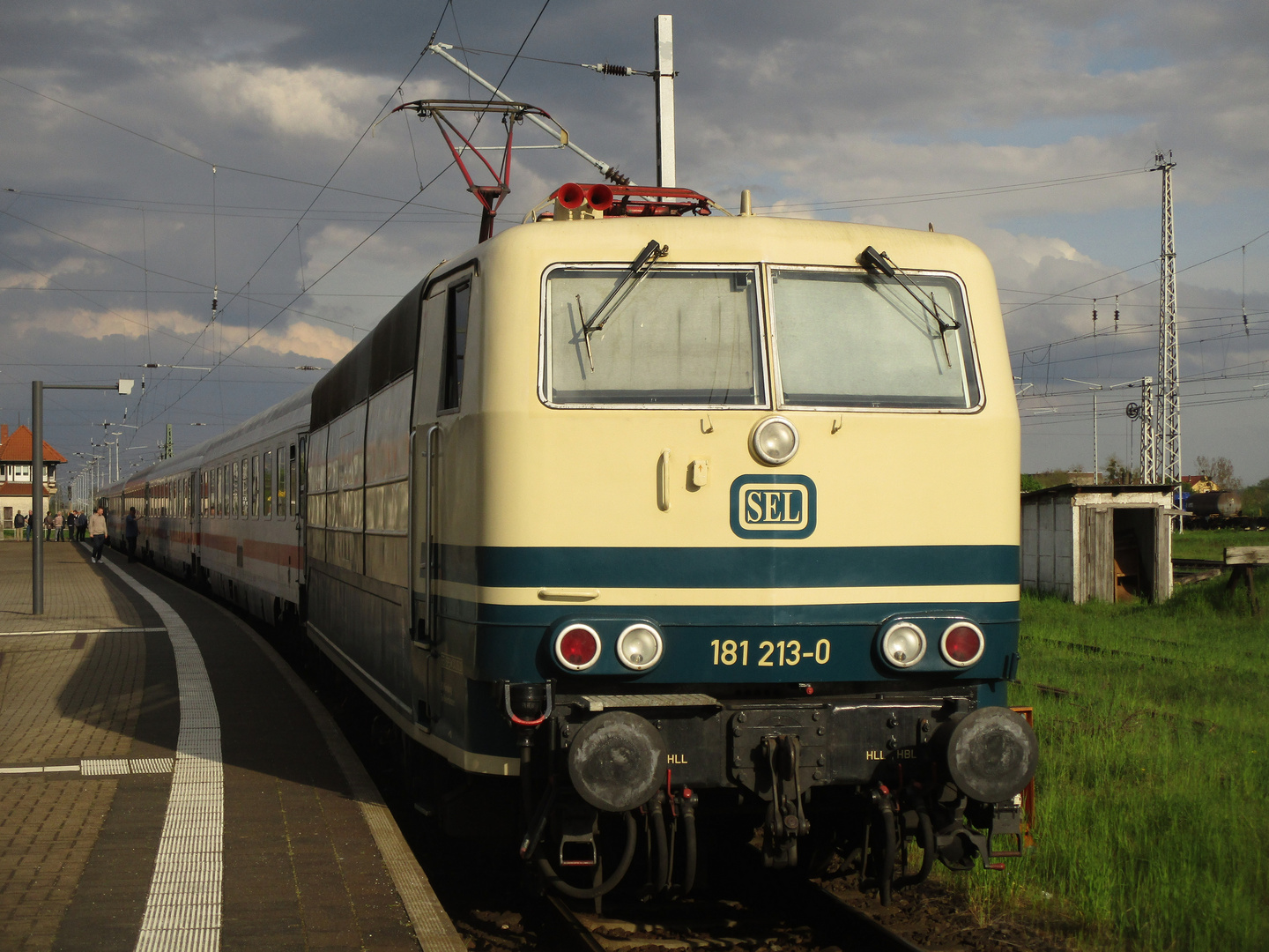 Der Sonderzug "Harzpfeil" in Nordhausen 4.