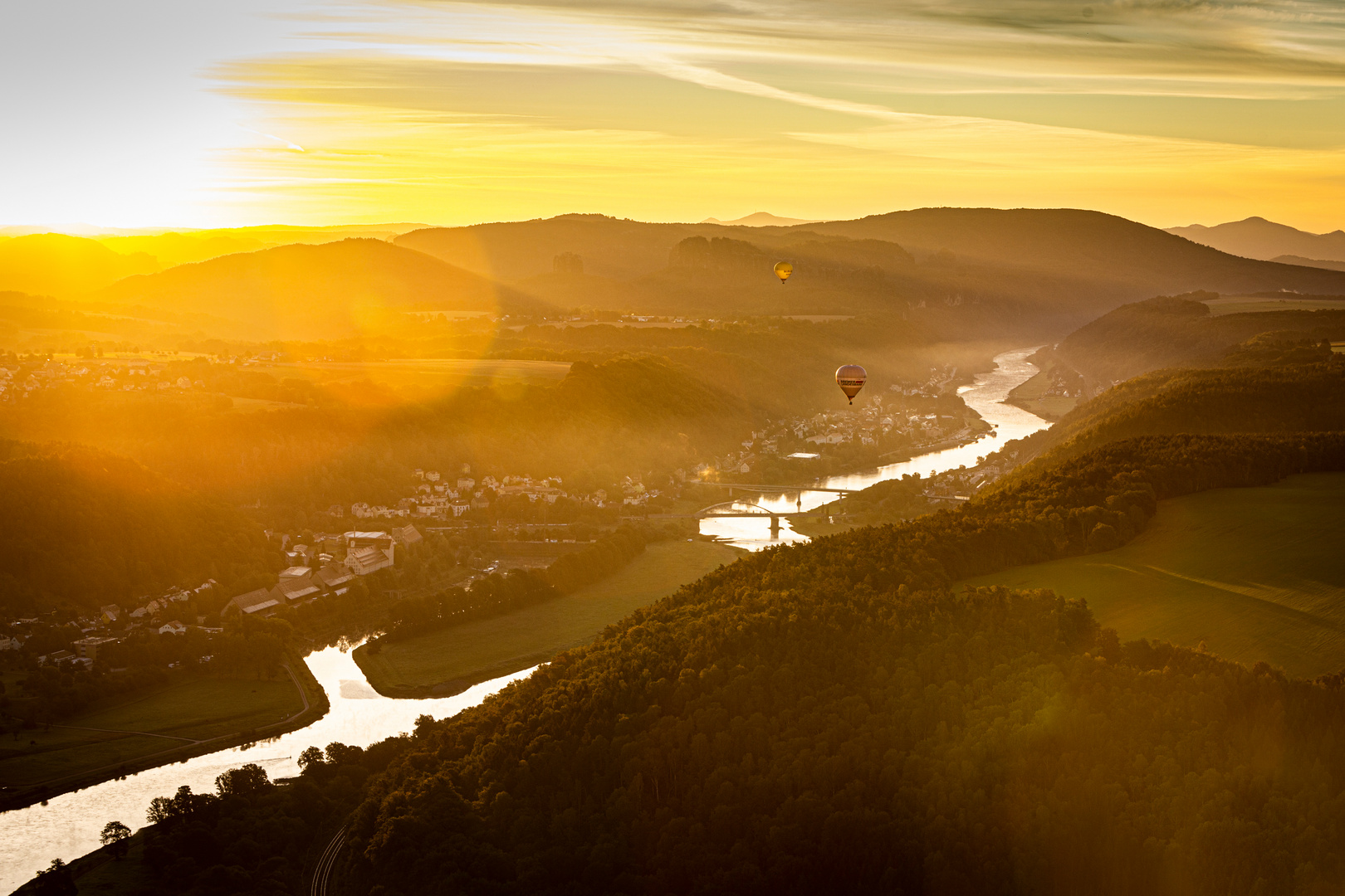 der Sonne entgegen