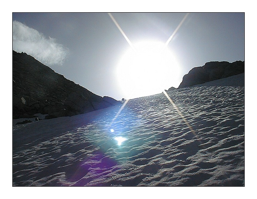 der Sonne entgegen (kleiner Angelus 3318m)