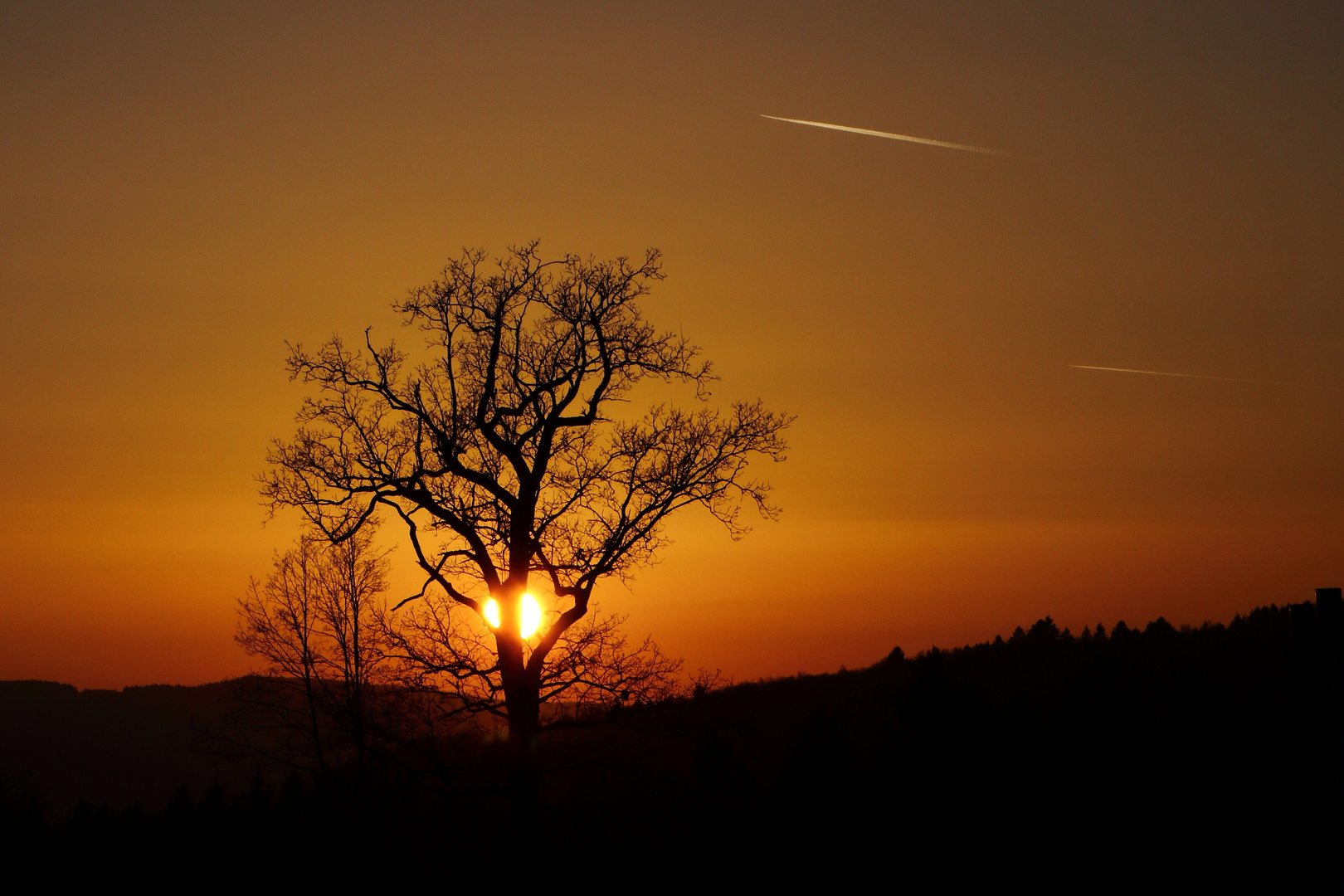 der Sonne hinterher....