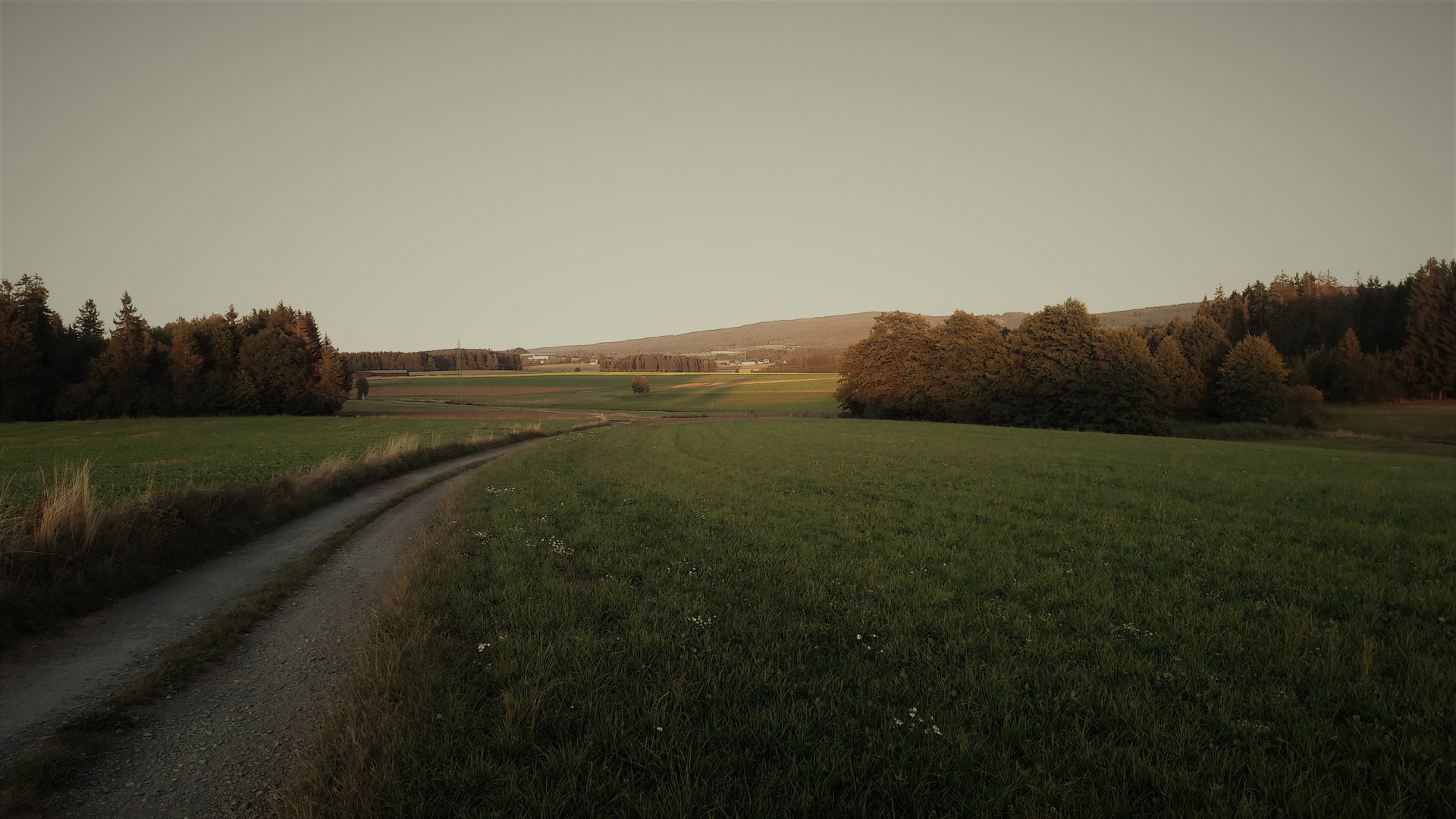 Der Sonne hinterher  Richtung Fichtelgebirge 21.9.2019