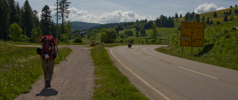 Der Sonne und dem Schluchsee entgegen.