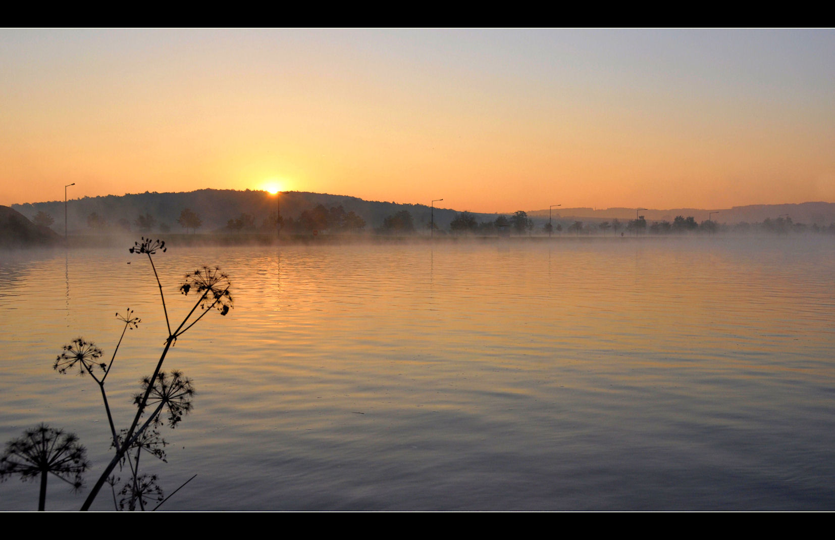 der Sonnenaufgang..