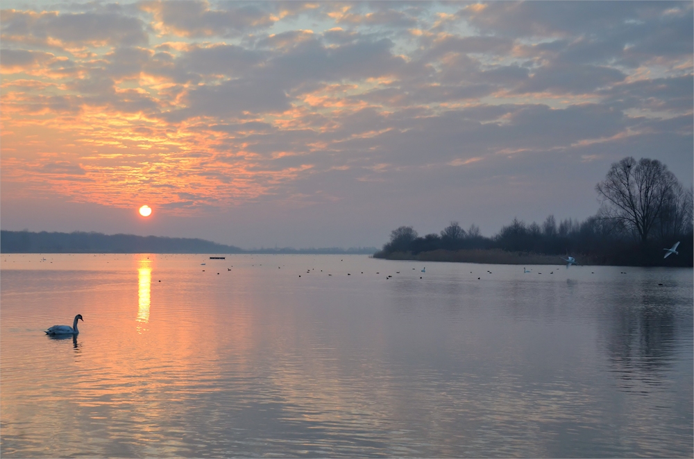 der Sonnenaufgang