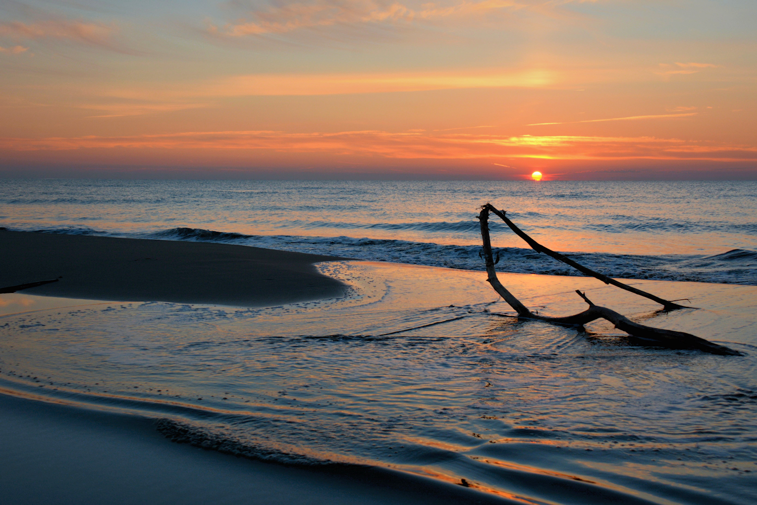 der Sonnenaufgang