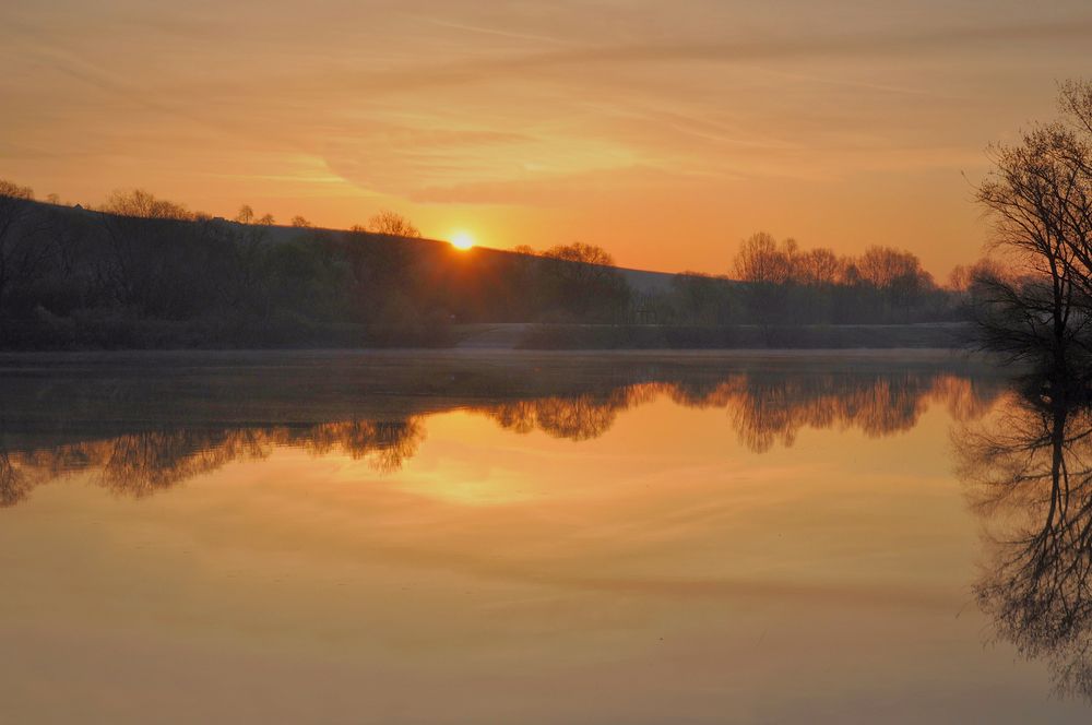 der Sonnenaufgang