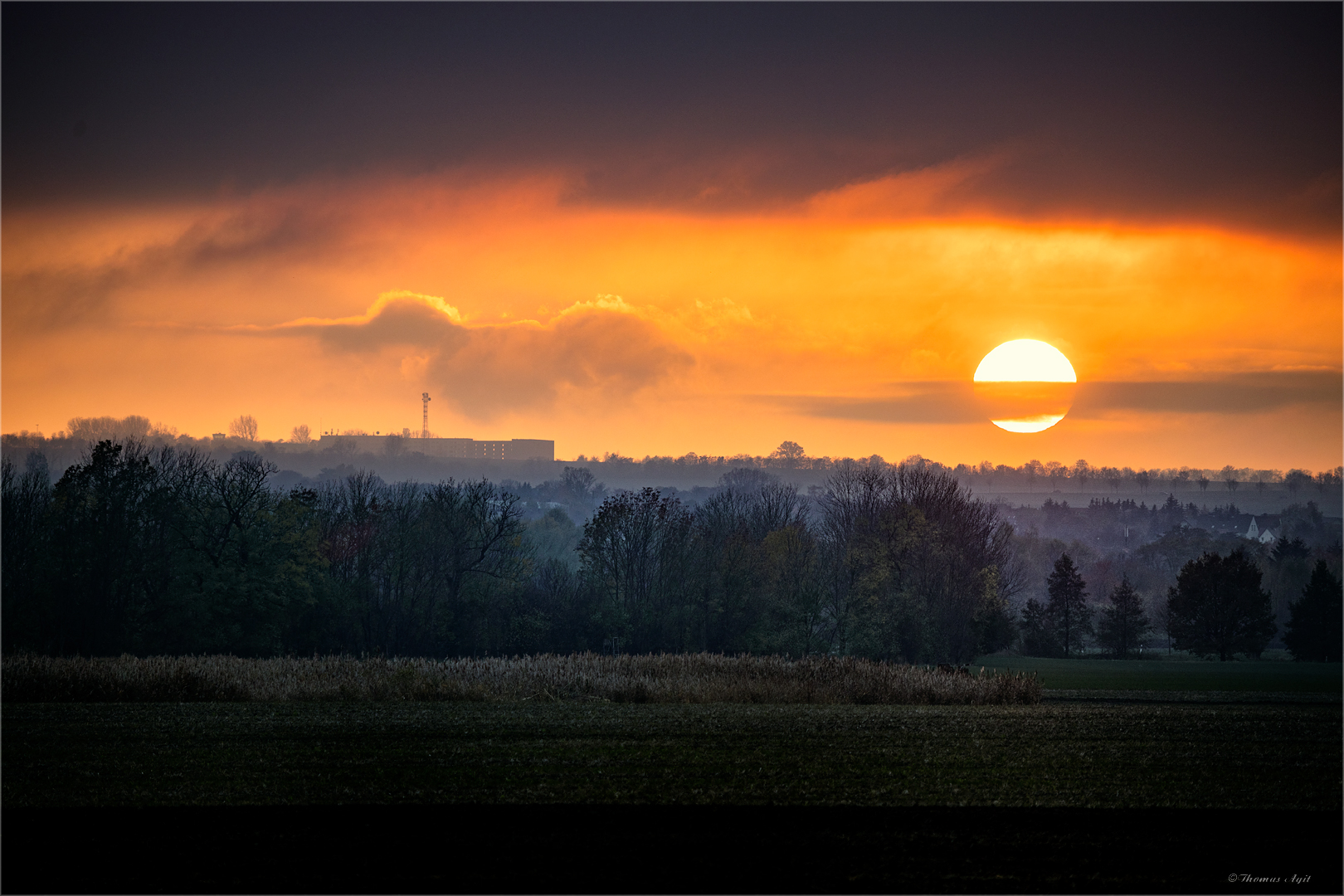 Der Sonnenaufgang am Abend...