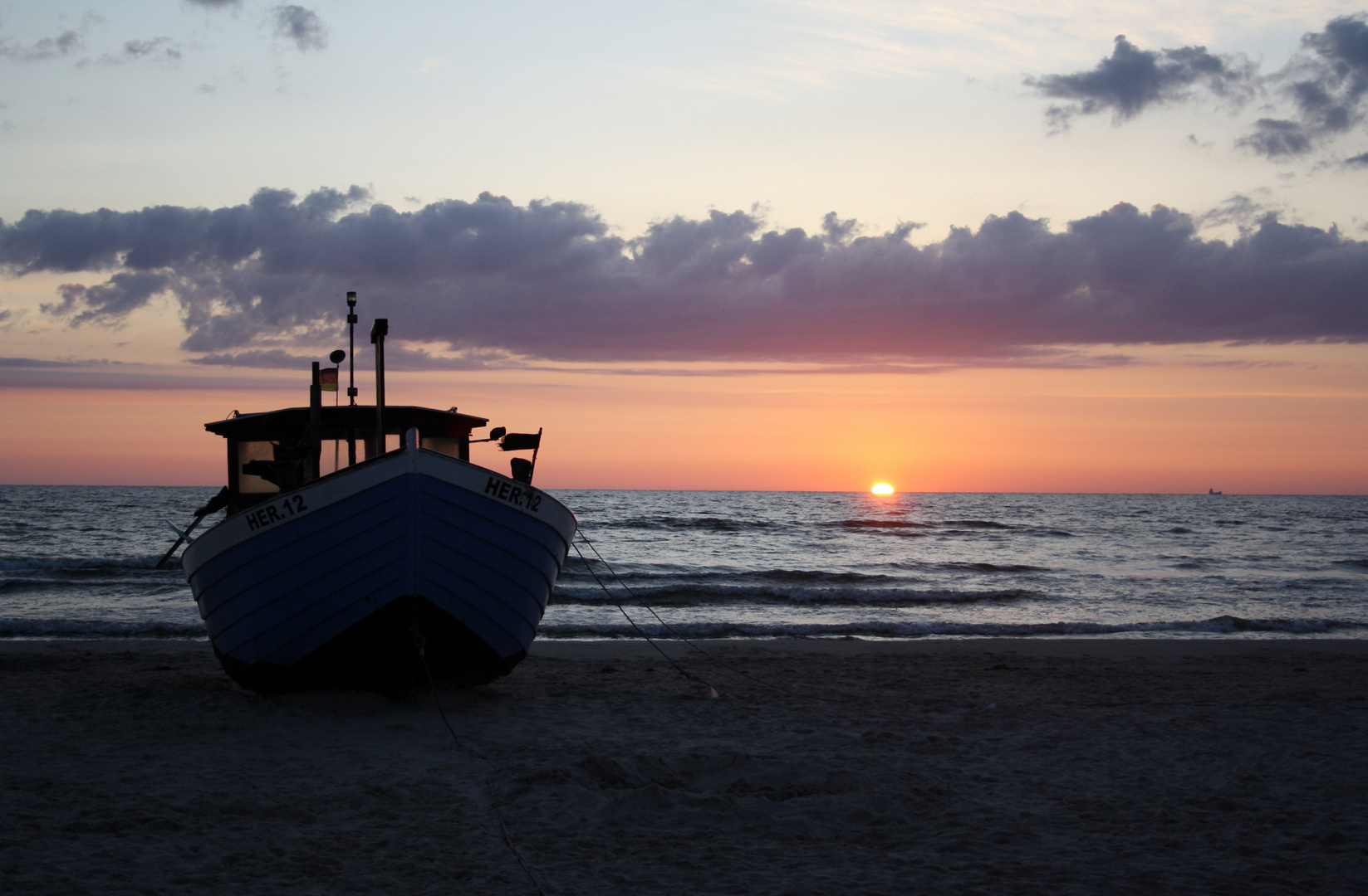 Der Sonnenaufgang in Heringsdorf