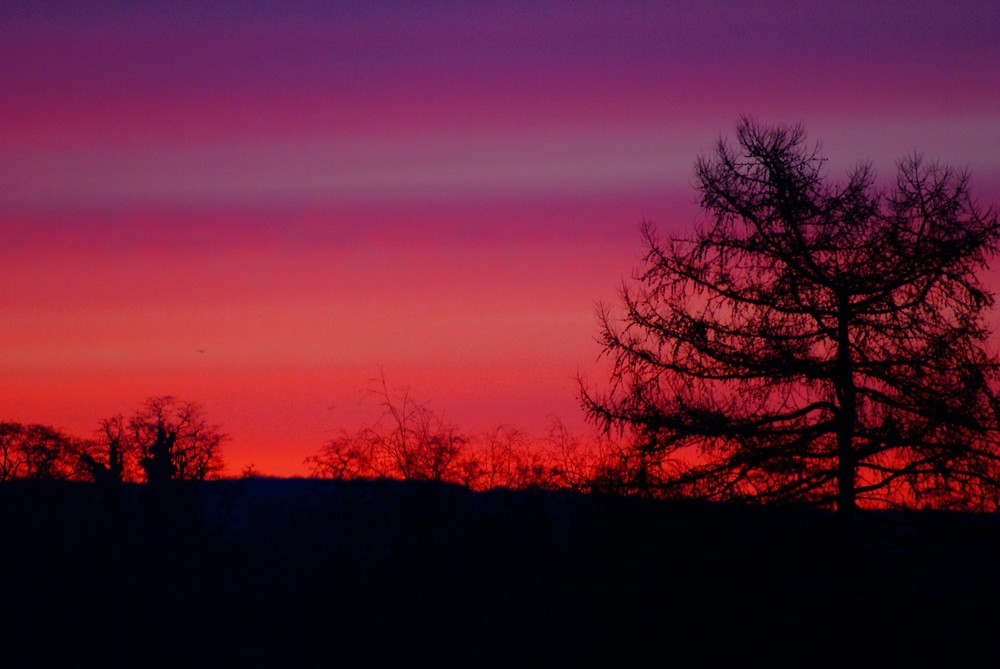 Der Sonnenaufgang von heute Morgen 6.10