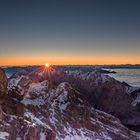 Der Sonnenaufgangsfotograf und sein Model...