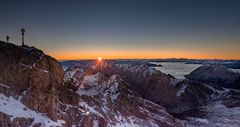 Der Sonnenaufgangsfotograf und sein Model...