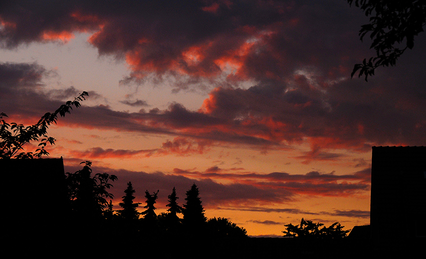 Der Sonnenuntergang 30.06.2010-Lengerich