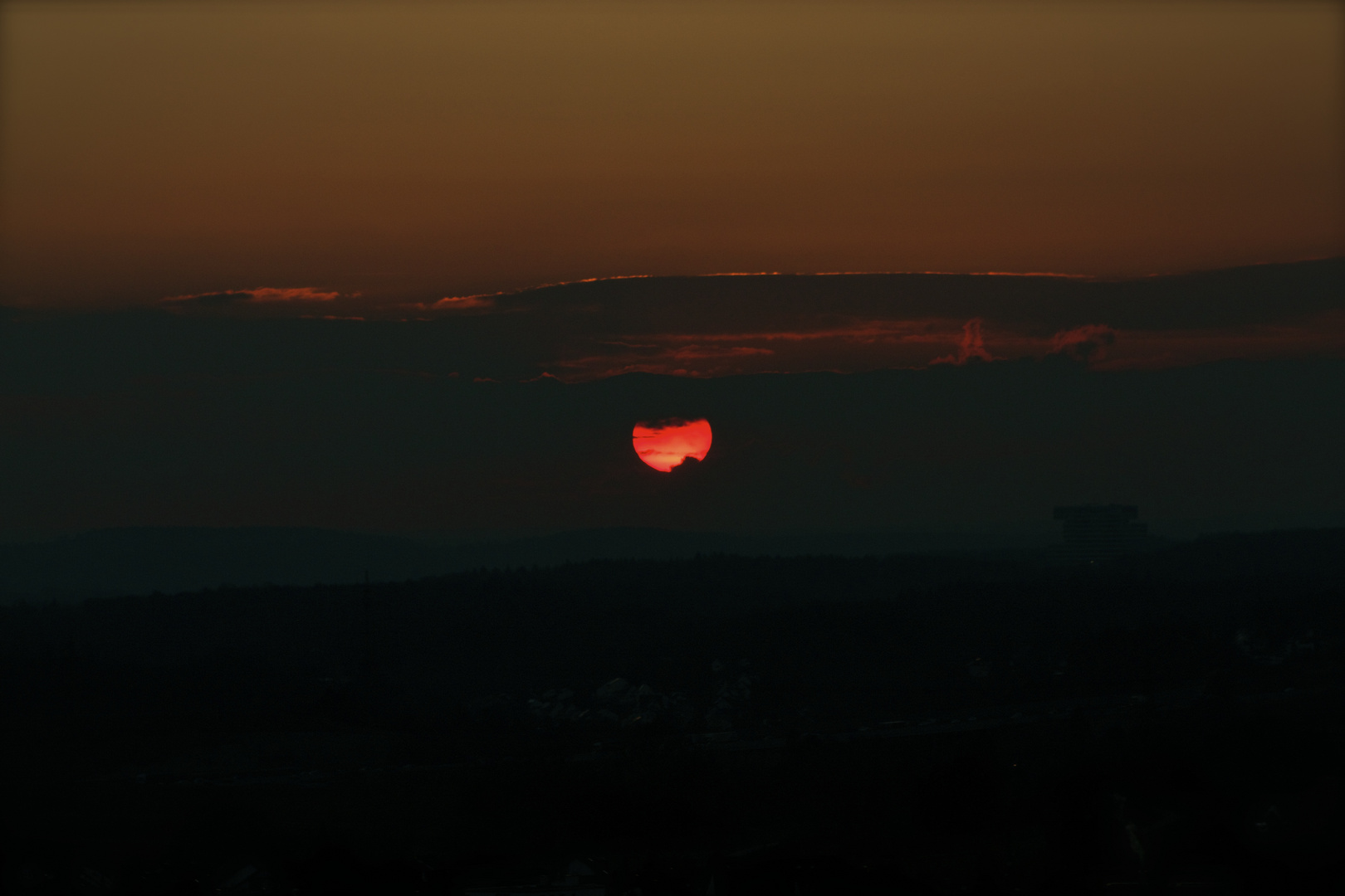 der Sonnenuntergang