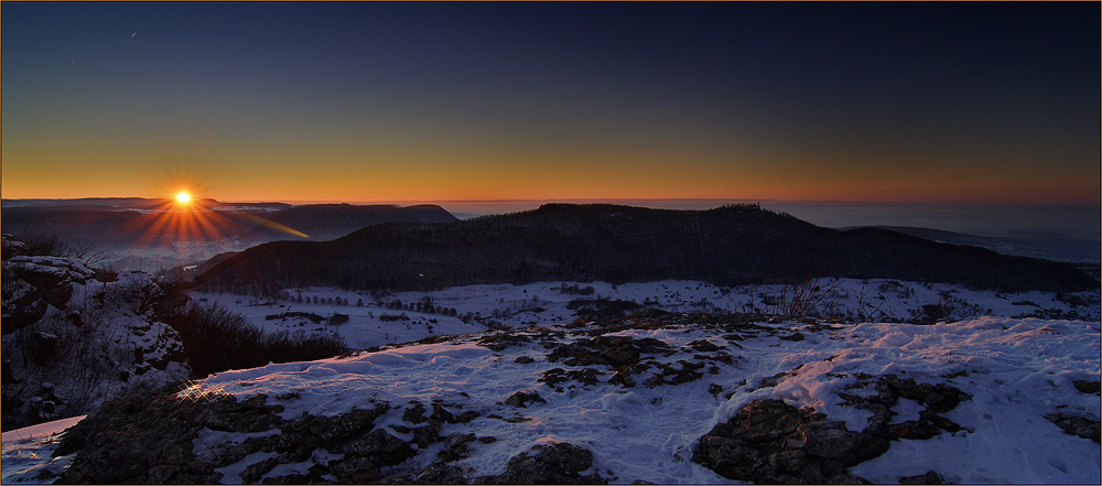 Der Sonnenuntergang am Breitenstein