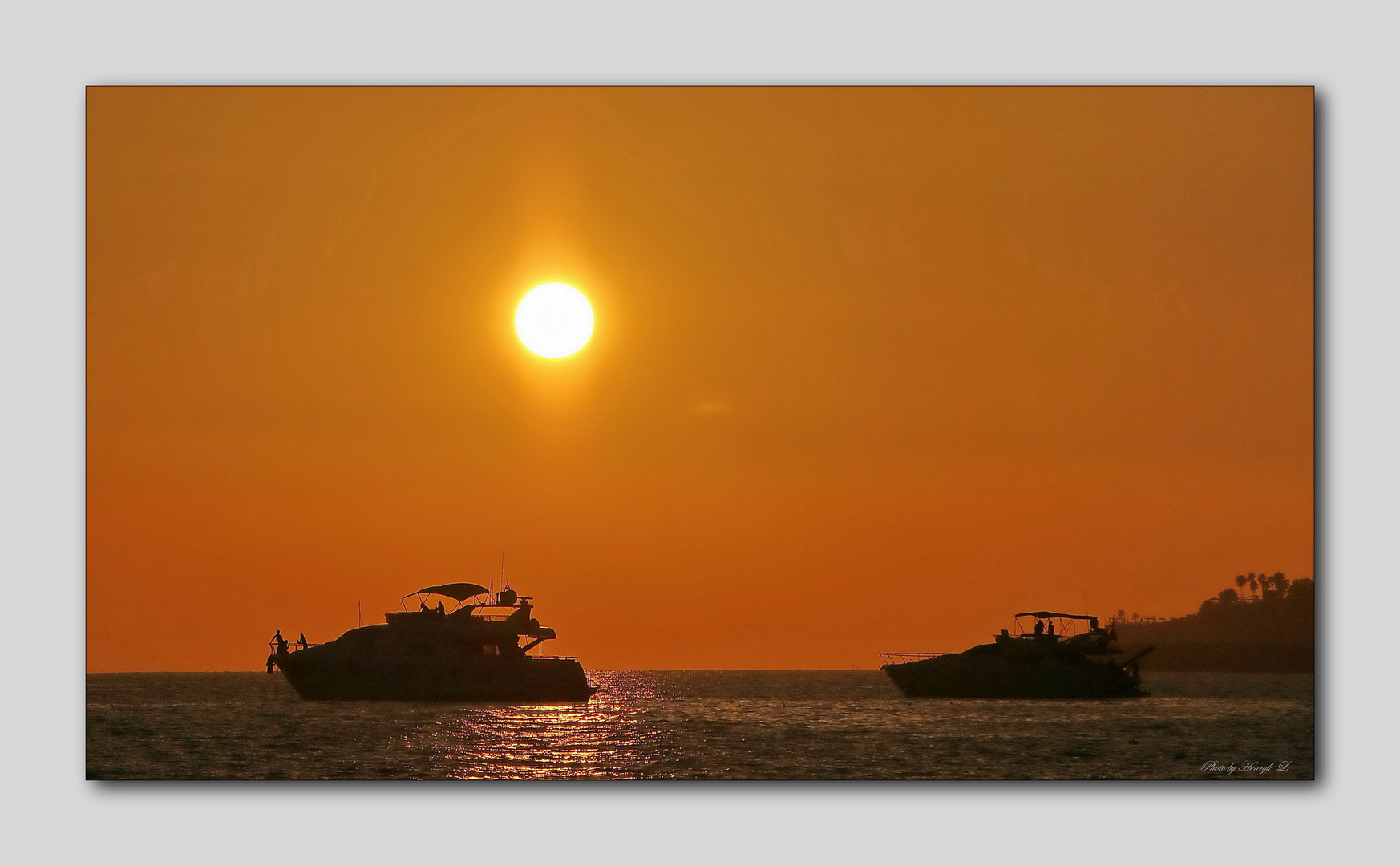 Der Sonnenuntergang am Kleopatra-Strand in Alanya