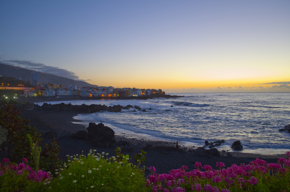 Der Sonnenuntergang am Playa de Jadin