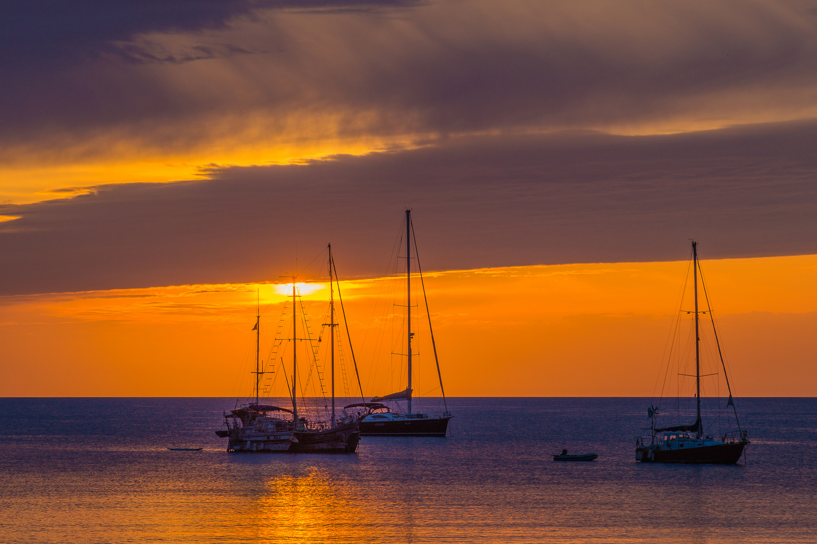 Der Sonnenuntergang auf Ibiza