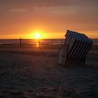 Der Sonnenuntergang auf Norderney