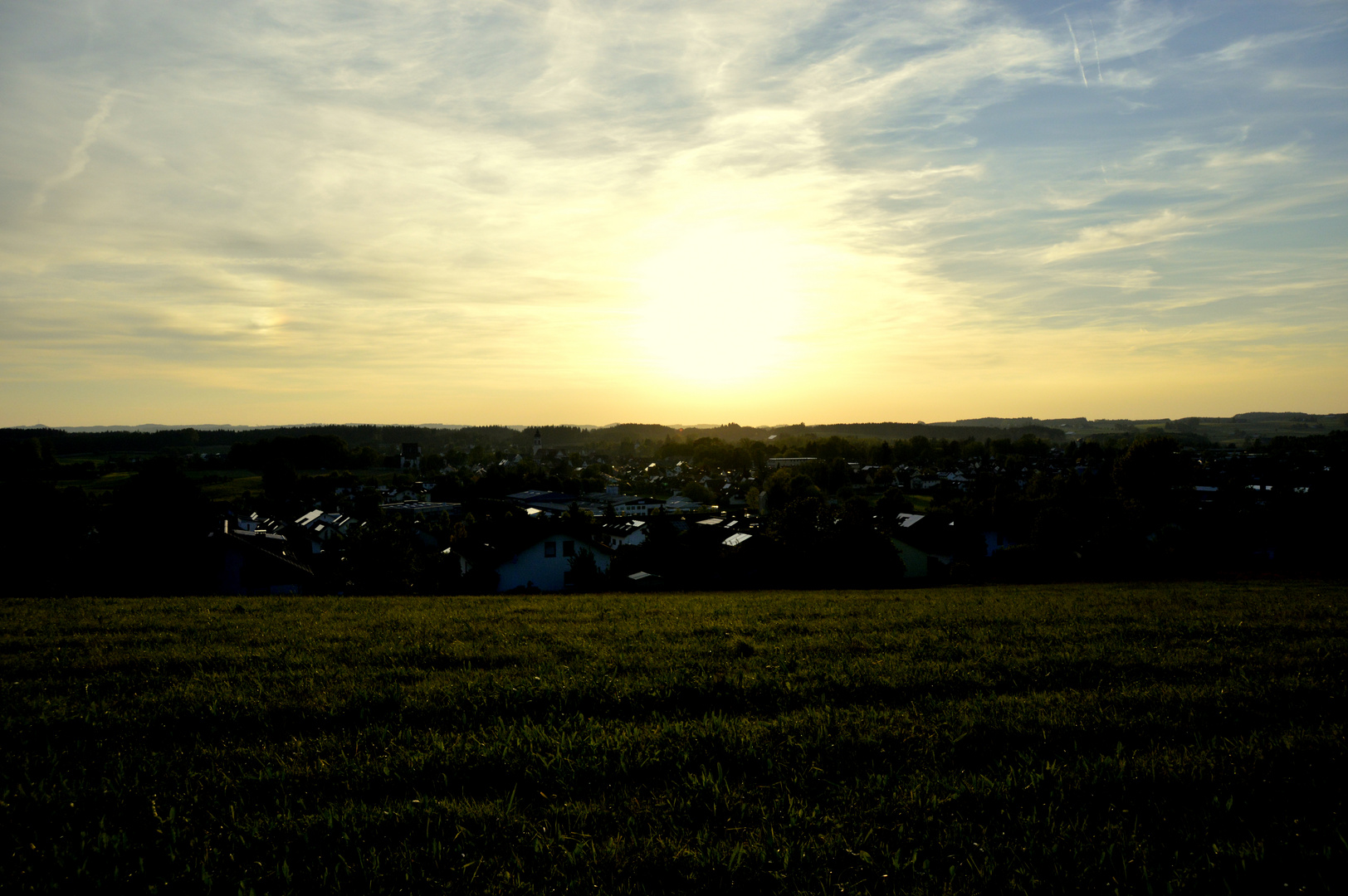 der Sonnenuntergang