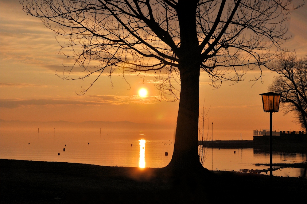 der Sonnenuntergang