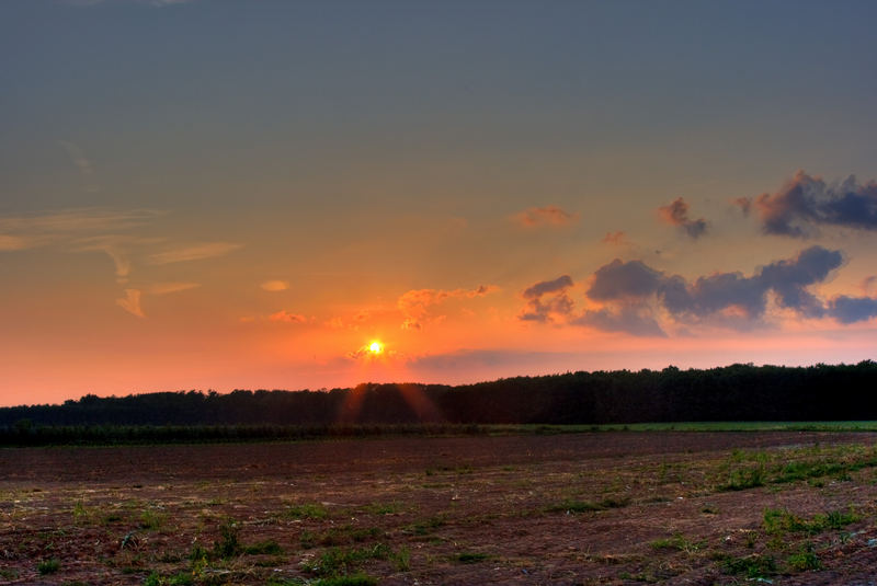 Der Sonnenuntergang - HDR