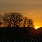 Der Sonnenuntergang ist im Winter oft am Schönsten...