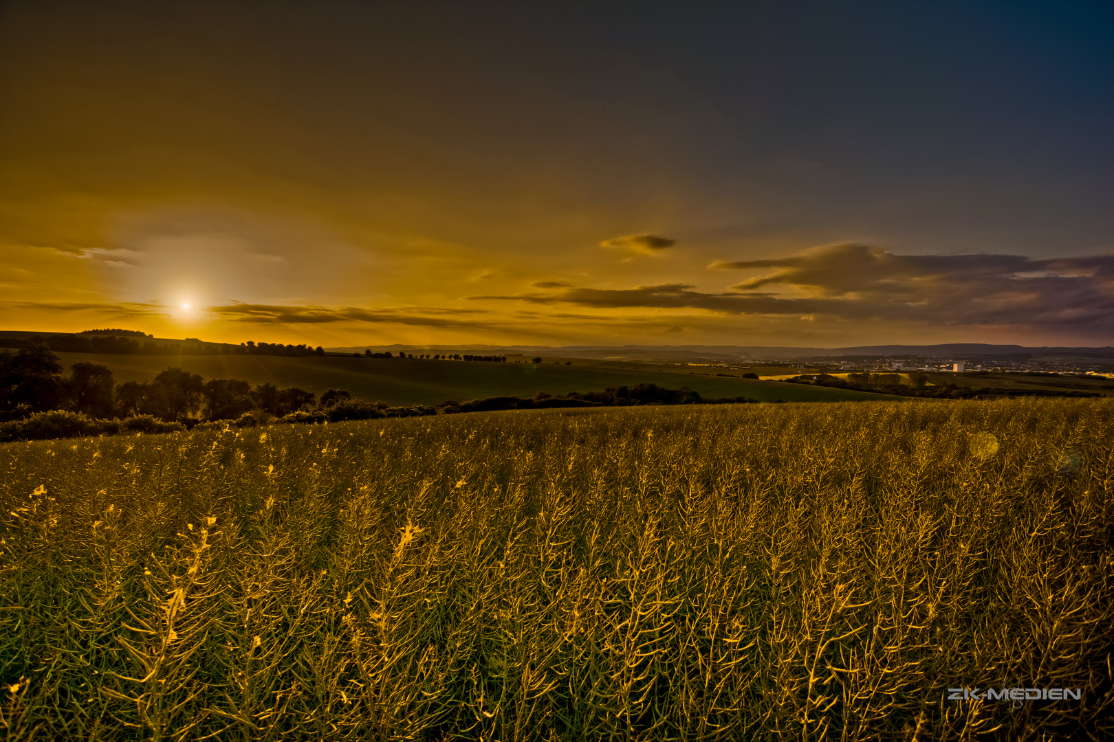 Der Sonnenuntergang naht