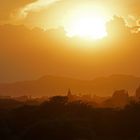 Der Sonnenuntergang über Bagan...