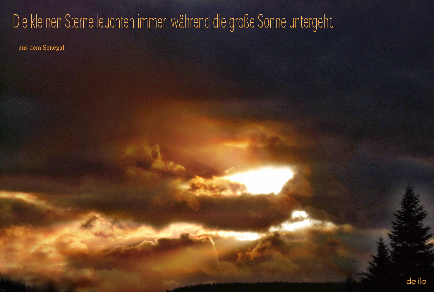 Der Sonnenuntergang vom 13.01.2012