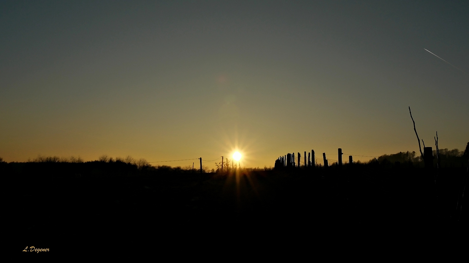 Der Sonnenuntergang vom 30.01.2011 /2