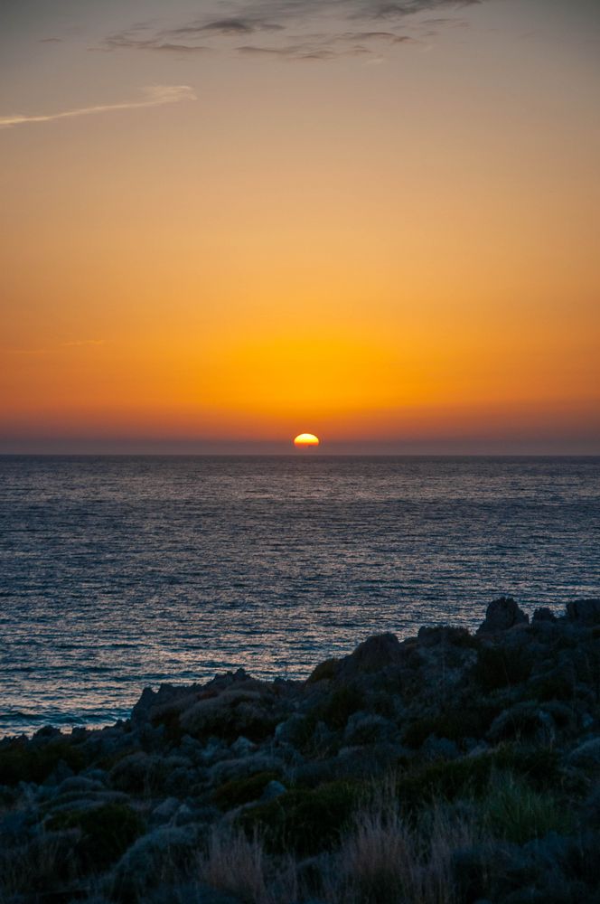 Der Sonnenuntergang von Farsala / Kreta