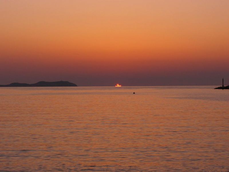 Der Sonnenuntergang von Ibiza