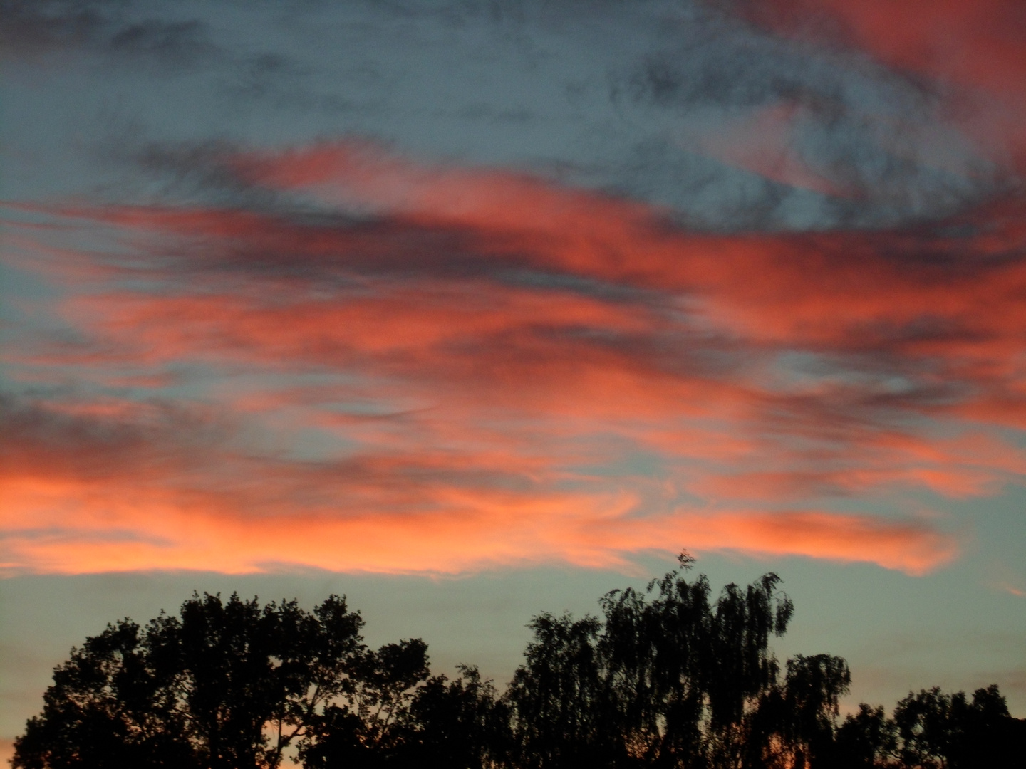 der Sonnenuntergang von Kargow