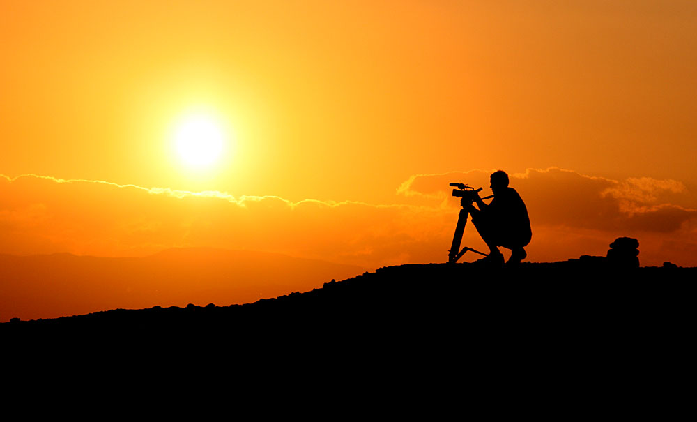 Der Sonnenuntergangsfilmer