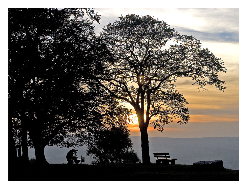 Der Sonnenuntergangsfotograf