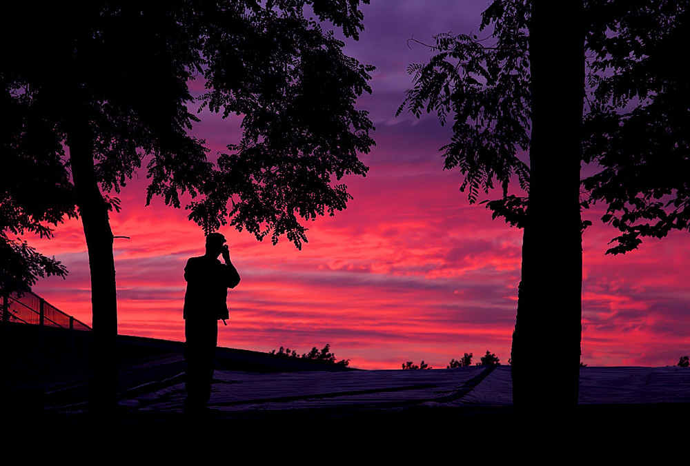 Der Sonnenuntergangsjäger