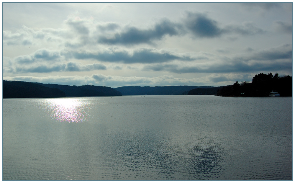 Der Sorpesee im Sauerland.