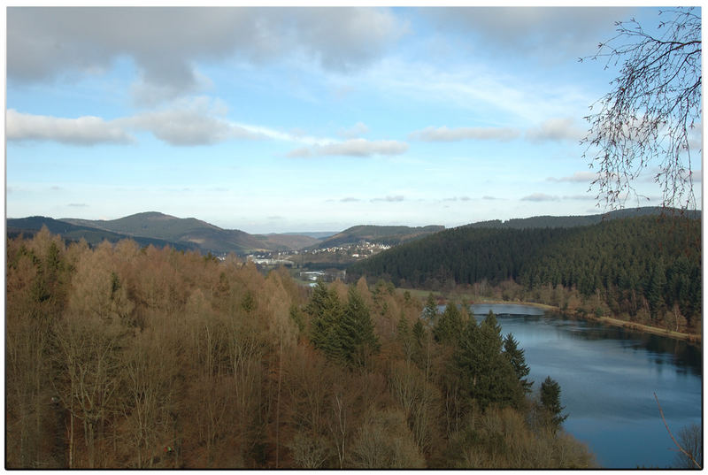 Der Sorpesee in den Saueländer Wäldern