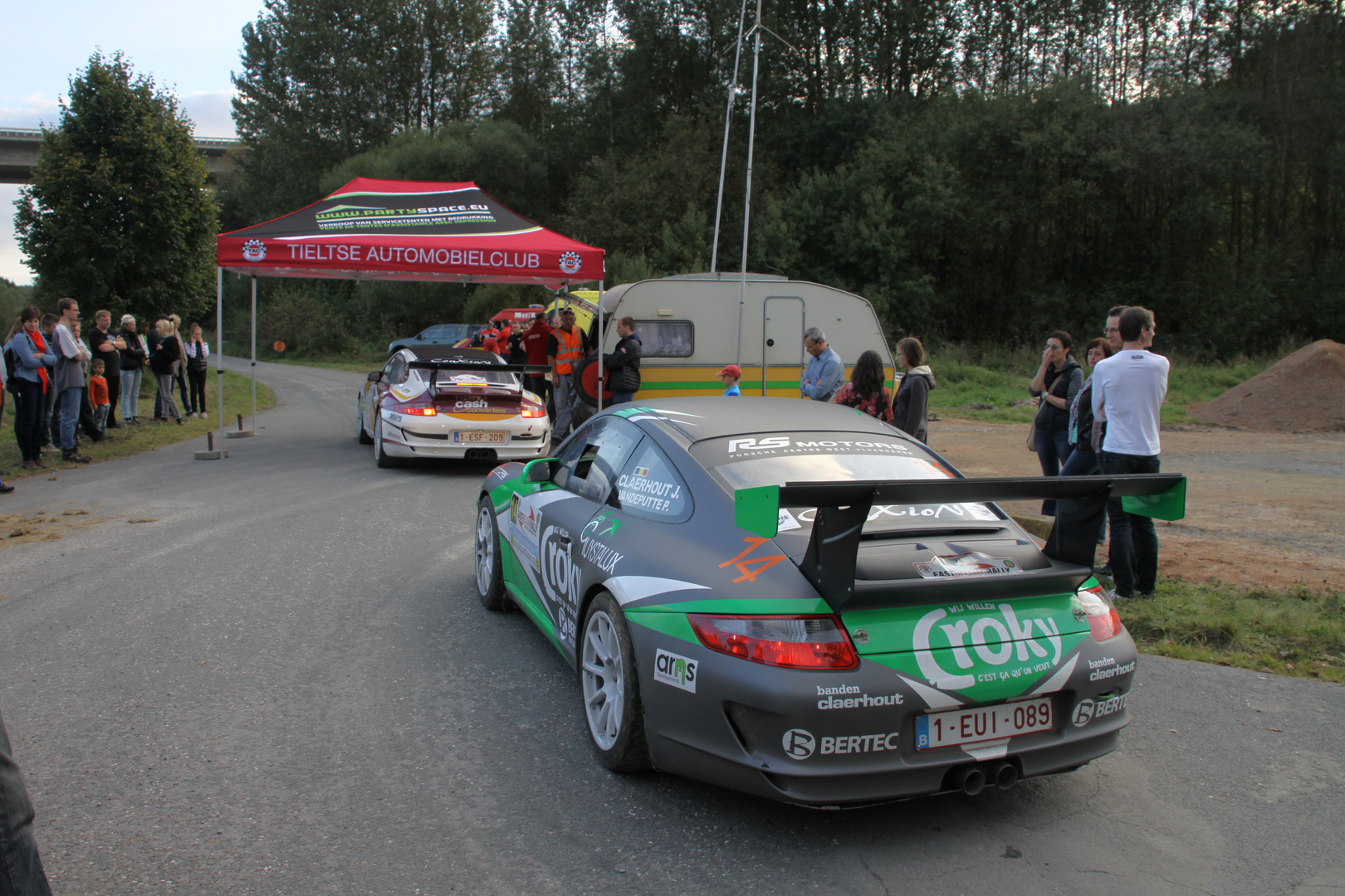 Der "Soundcontest" bei der East Belgian Rally 2014....