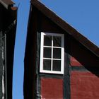 DER SPALT-FACHWERKDETAIL-CELLE