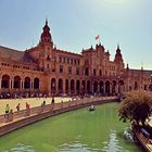 Der spanische Platz in Sevilla